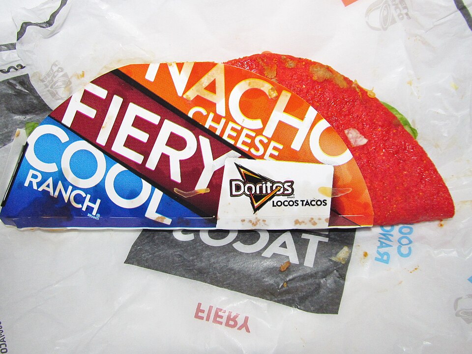 Taco Bell — Doritos becomes the taco shell
