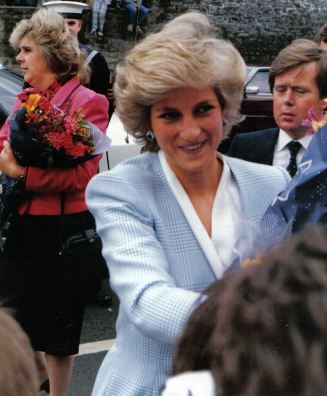 Princess Diana — Catherine Walker supplies the Cannes look