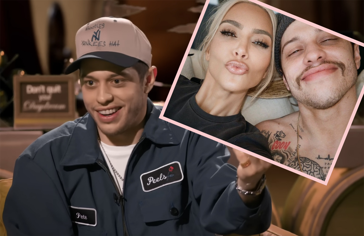 Pete Davidson Reflects On Kim Kardashian Relationship -- And All The Kanye West Hate -- 4 Years Later: 'Really Tough Atmosphere'