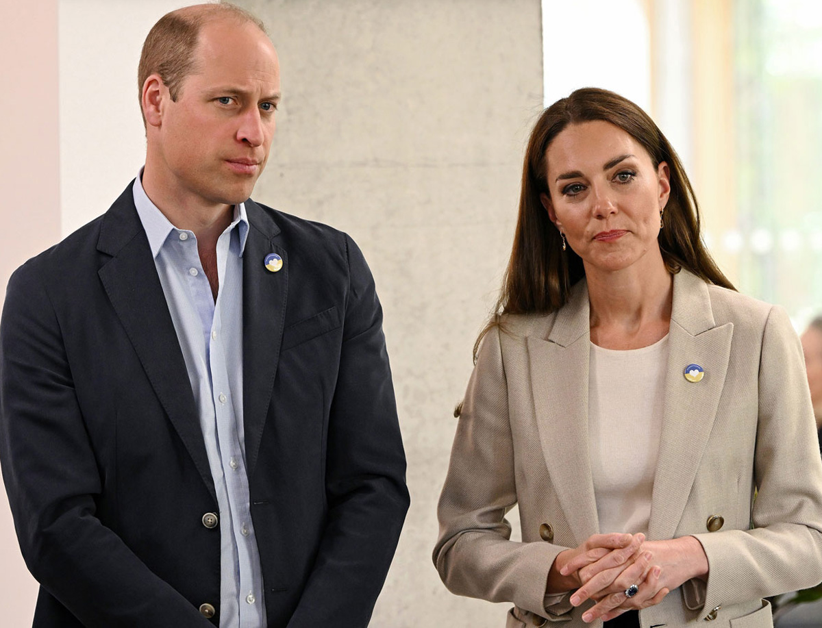 Prince William and Kate Middleton standing together at a royal engagement