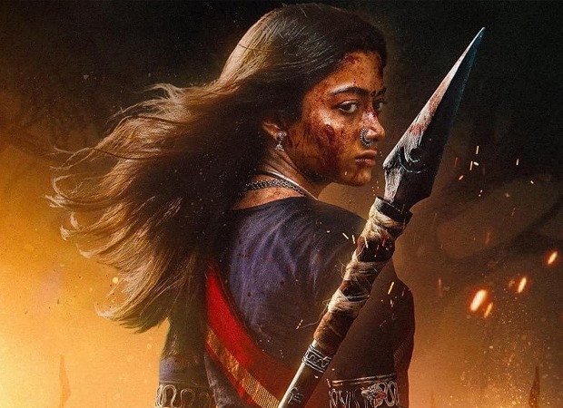 Rashmika Mandanna in a dramatic scene from the film Mysaa