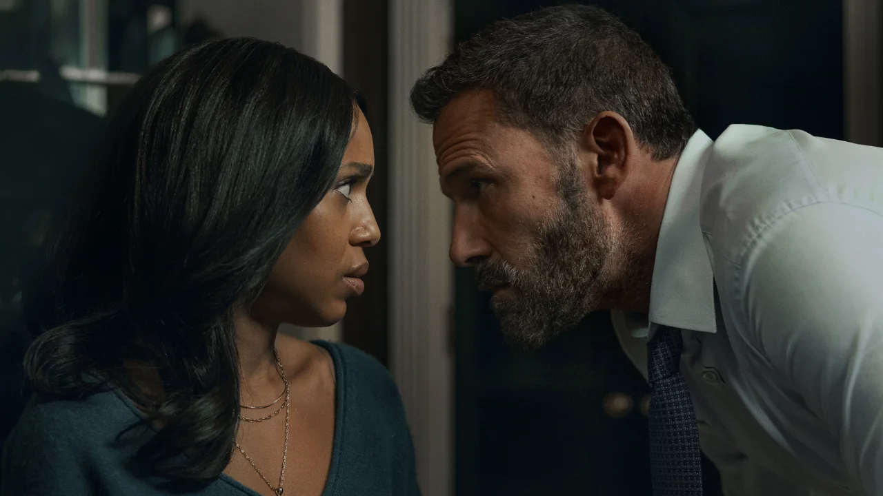 Kerry Washington and Ben Affleck in ‘Animals’ (Netflix)