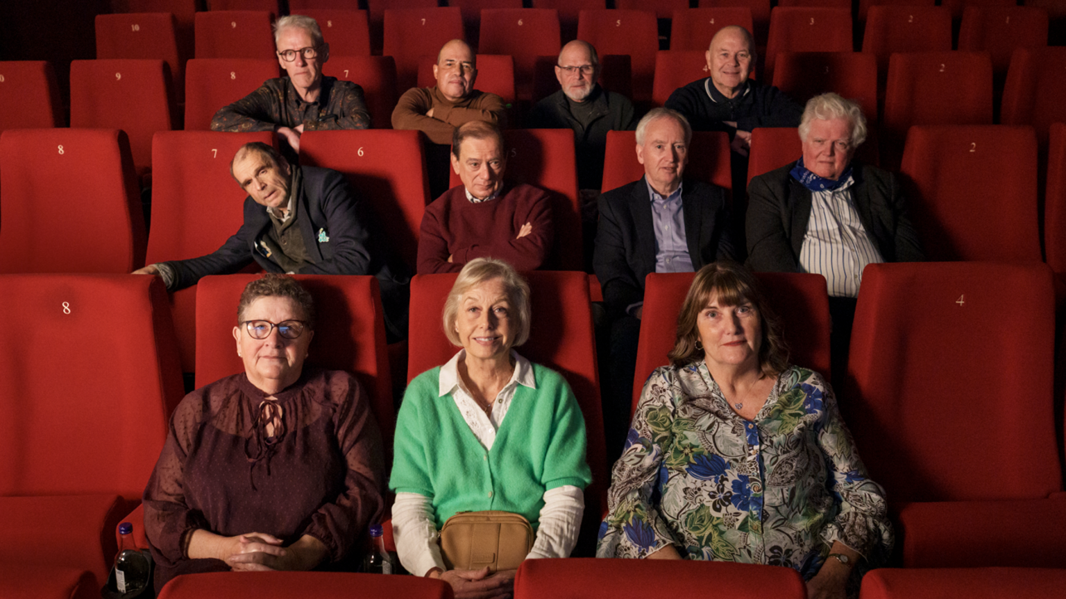A collage representing the iconic 7 Up documentary series moving through six decades of human life.