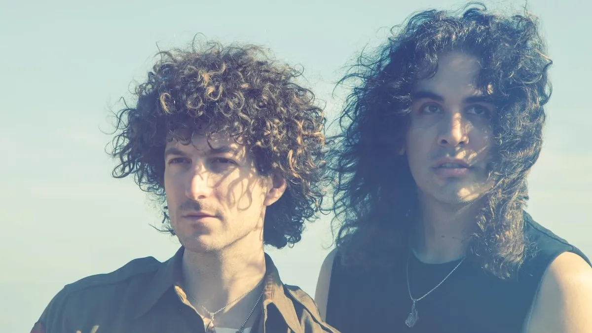 Evan Stanley and Nick Simmons of the rock duo Stanley Simmons