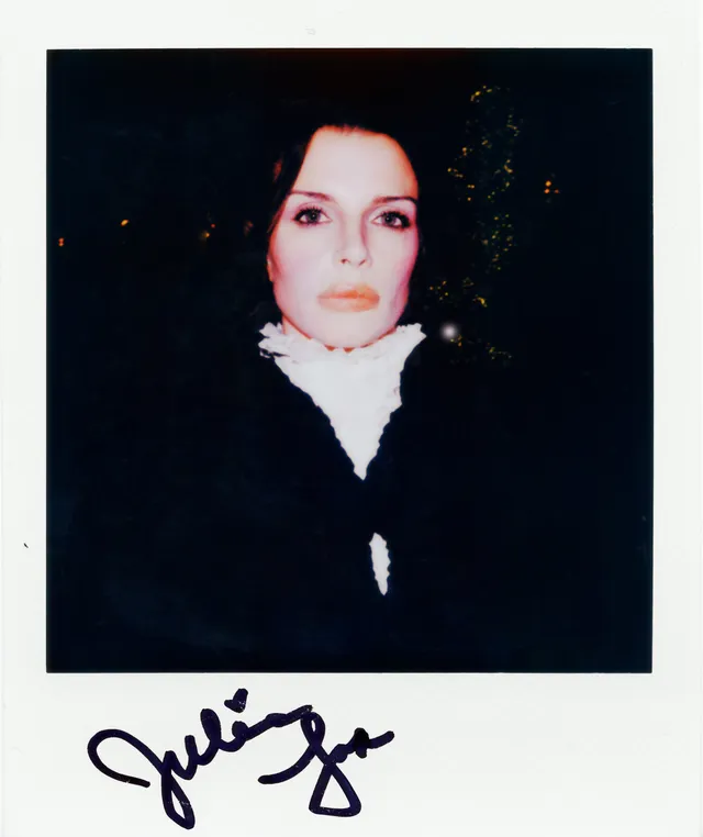 Image may contain Sibyl Buck Face Head Person Photography Portrait Handwriting Text Adult Art and Painting