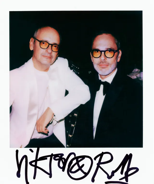 Image may contain James Nederlander Clothing Formal Wear Suit Accessories Glasses Face Head Person and Photography