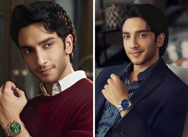 Vedang Raina posing for a brand photoshoot
