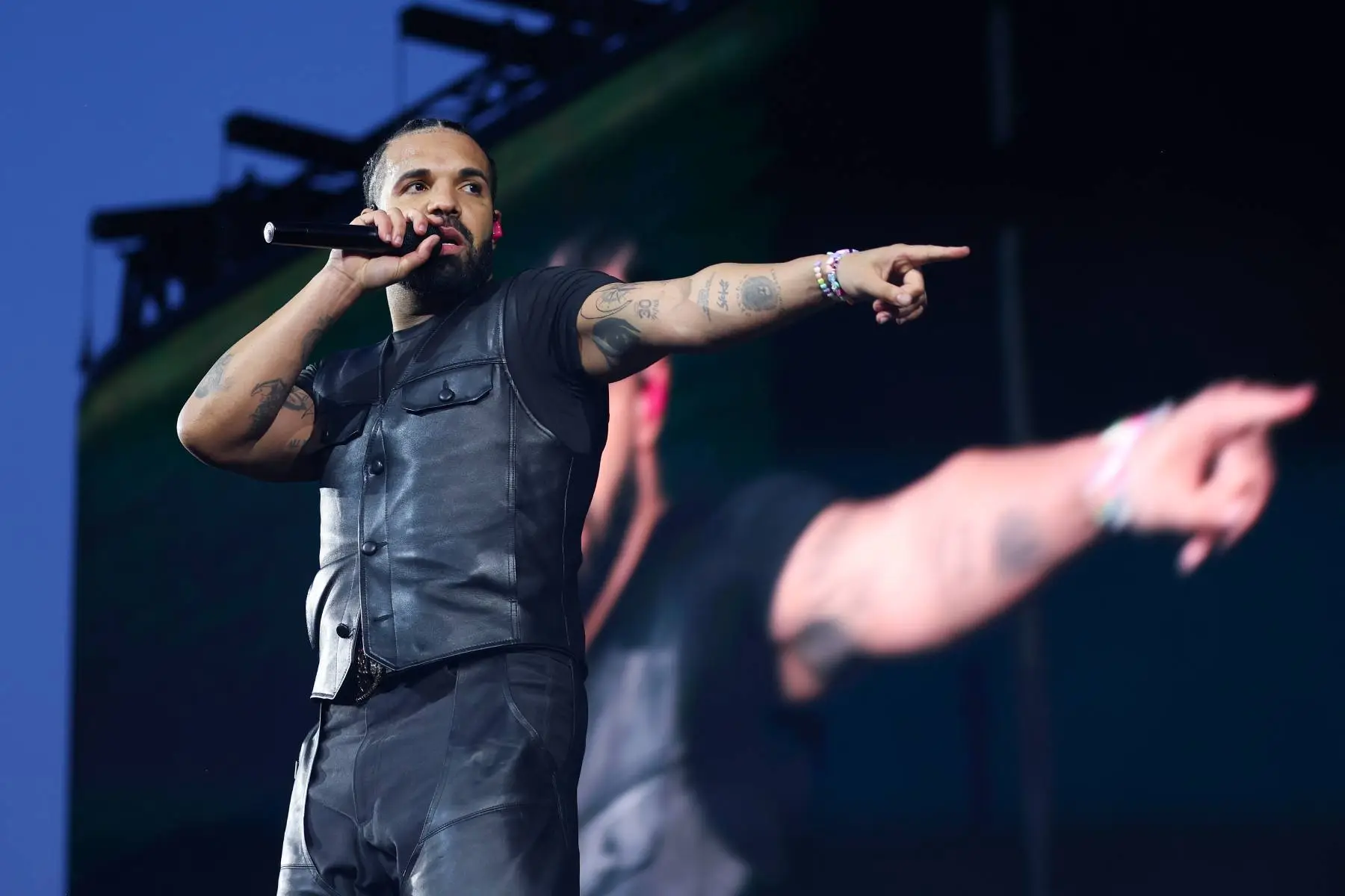 Drake in a scene from his new FOMO video release