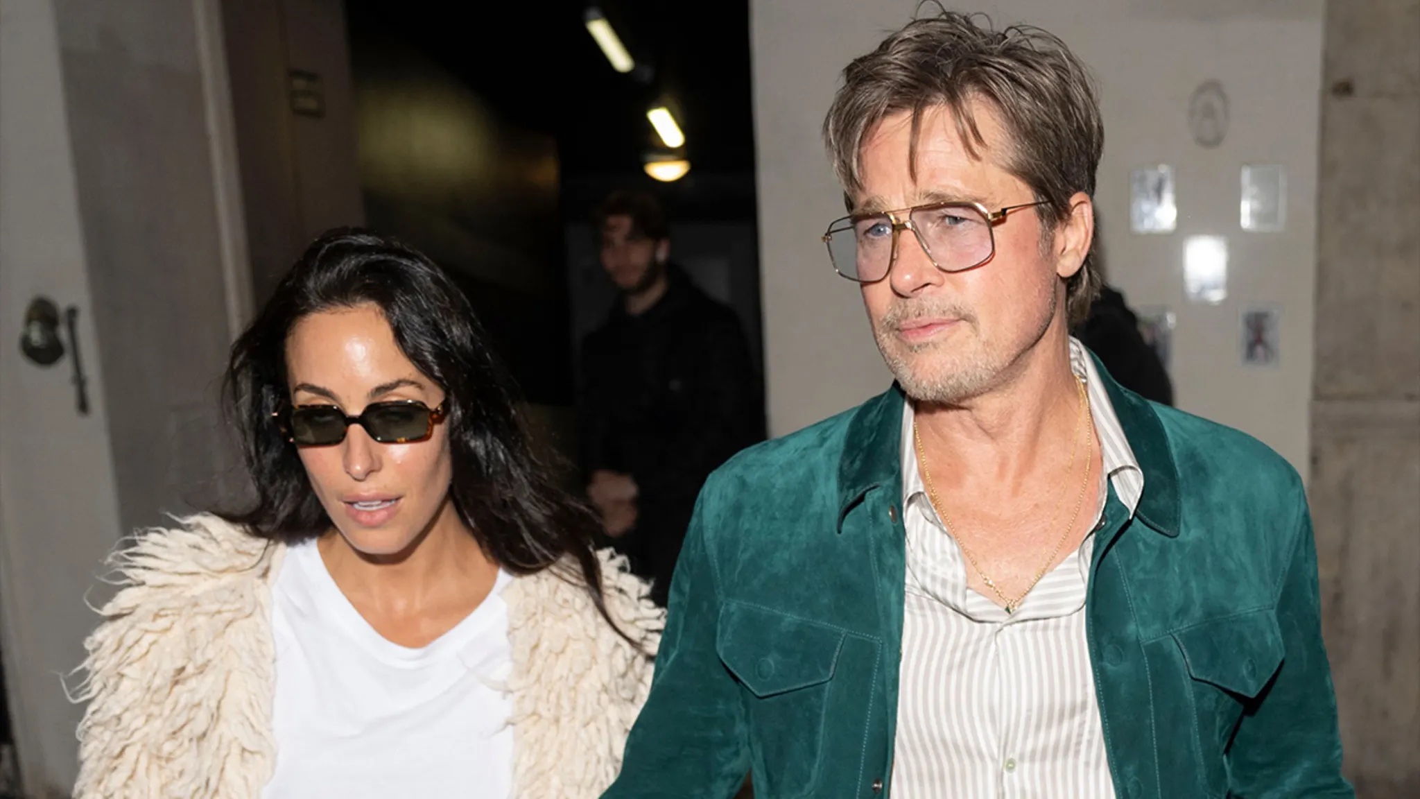 Brad Pitt and Ines de Ramon Rock Wild Outfits For Date Night In Paris