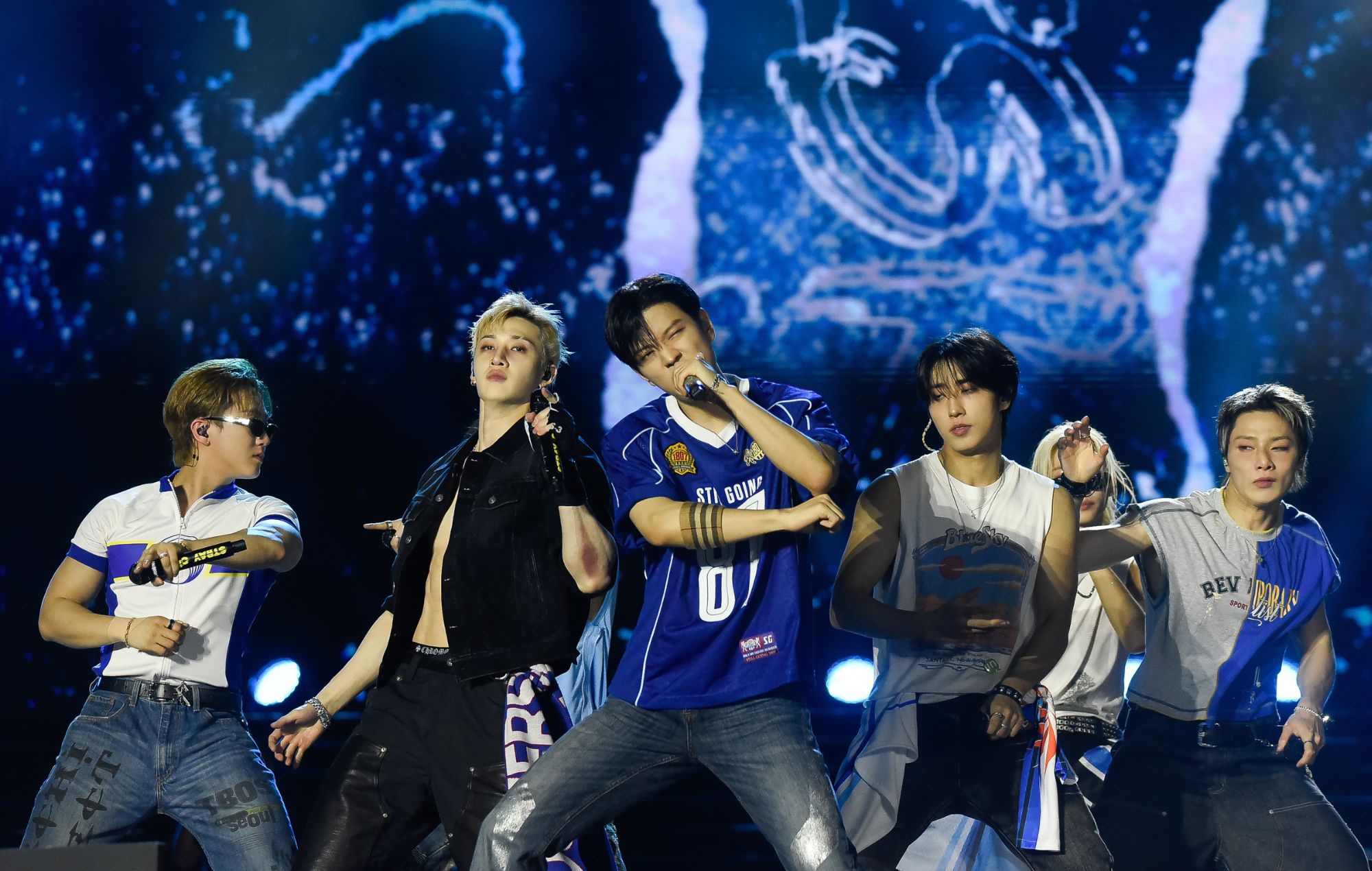 Stray Kids perform in 2026