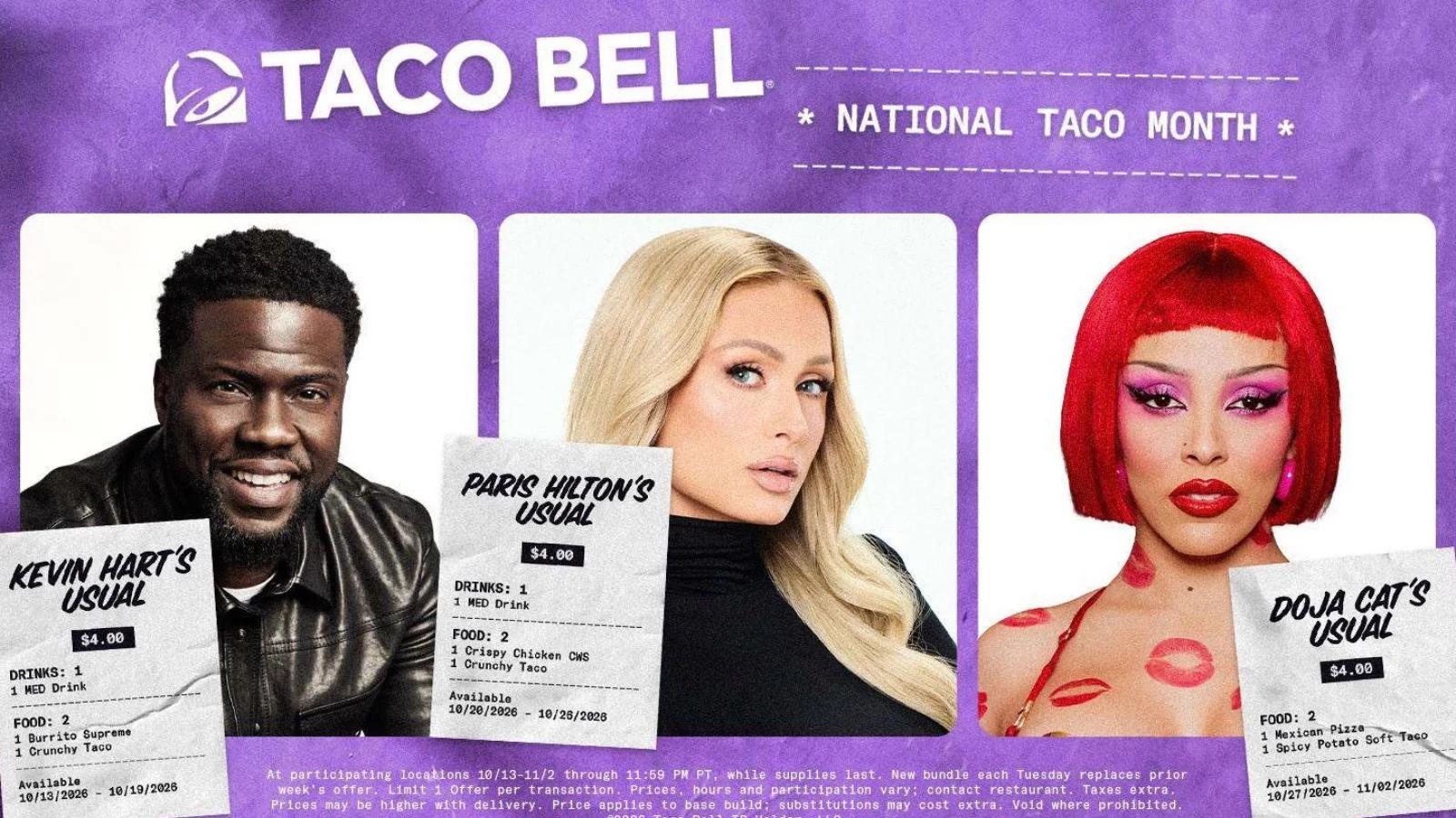 Taco Bell usuals