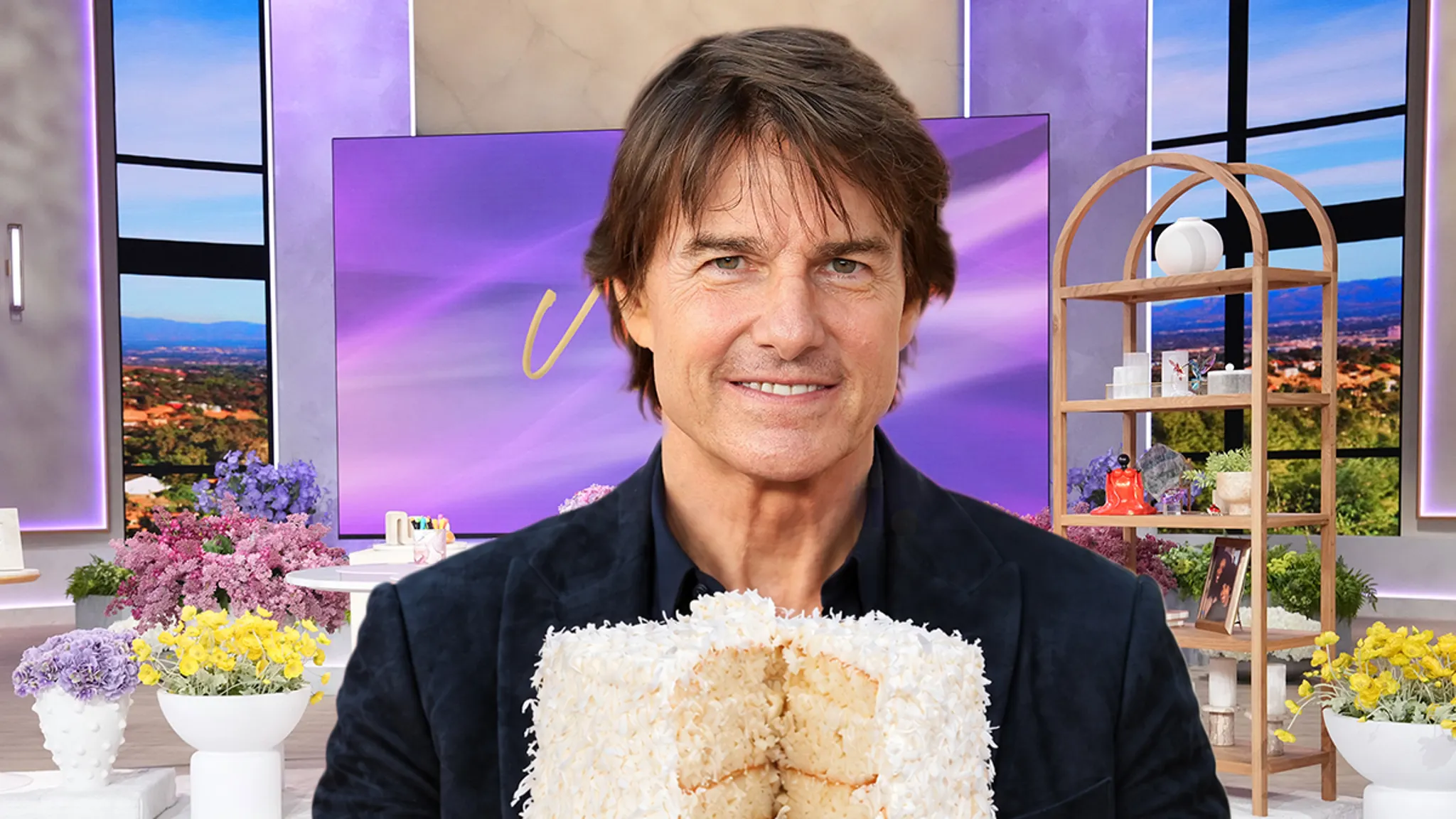 Tom Cruise Gives Famous Coconut Cake to Entire Audience at 'The Jennifer Hudson Show'