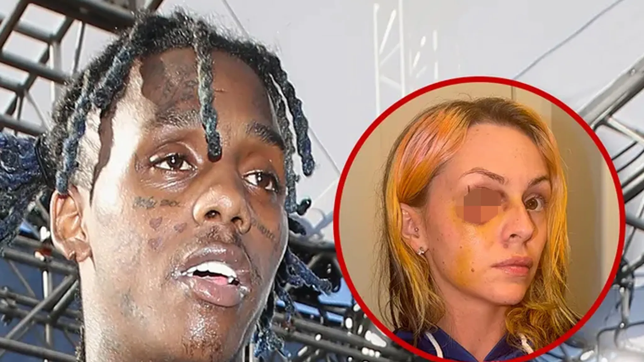 Rapper Famous Dex posing at an event