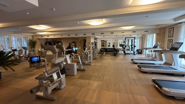 Image may contain Person Fitness Sport Working Out Lamp Gym Plant Computer Hardware Electronics and Hardware