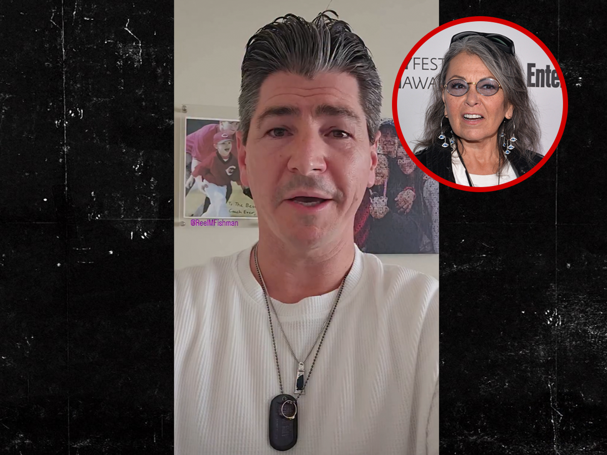 'Roseanne' Star Michael Fishman Fires Back at Roseanne Barr