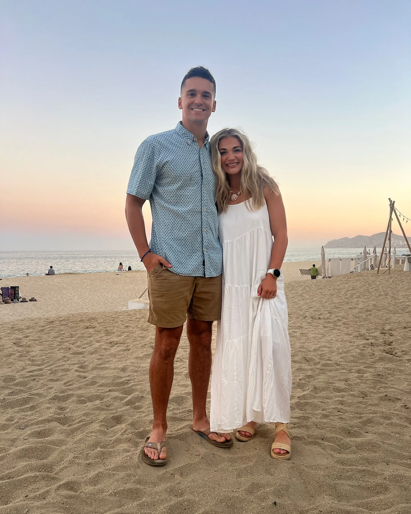 Matt and Abby Howard posing together at an event
