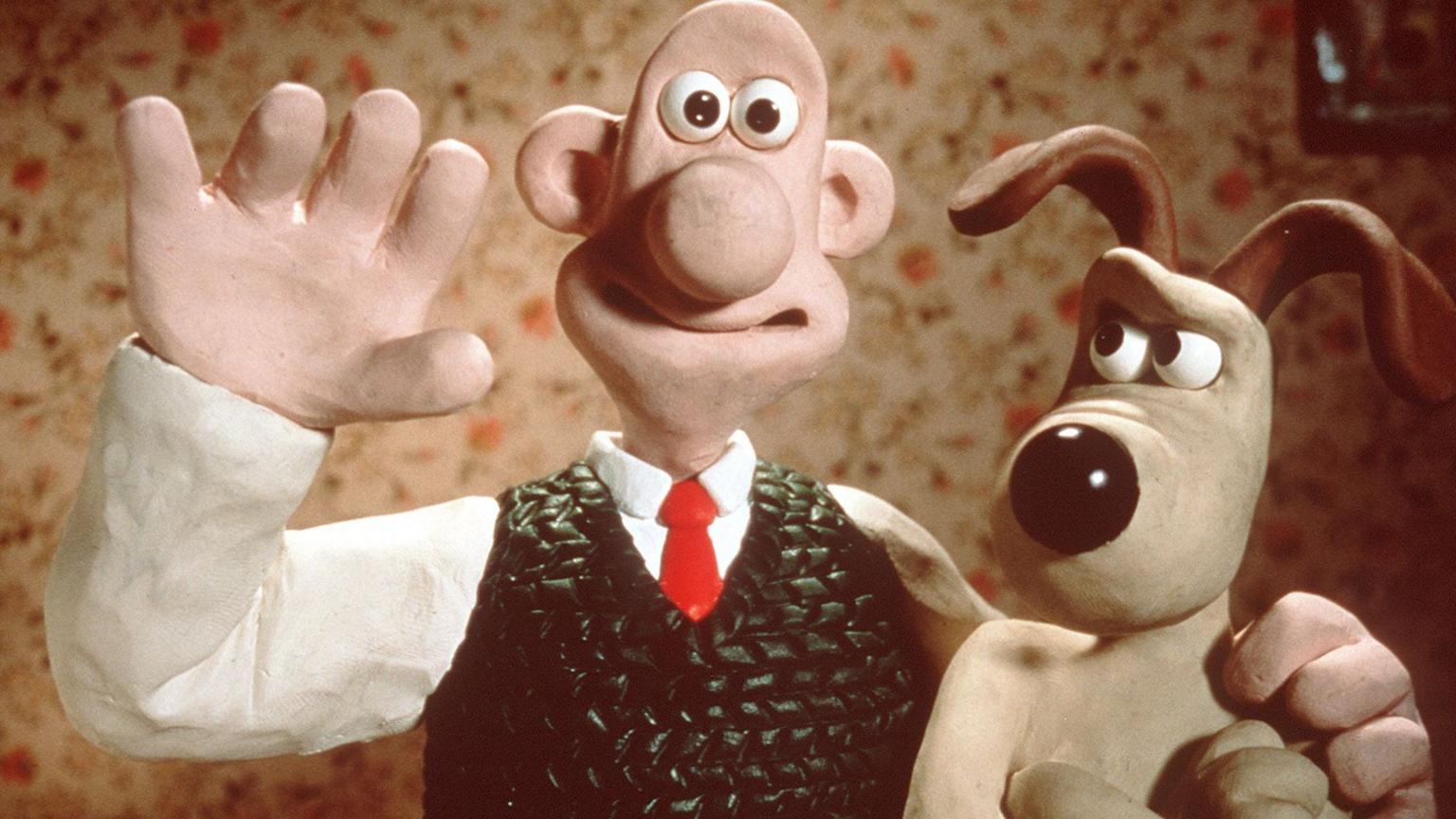 Aardman Animations stop-motion characters celebrating 50 years