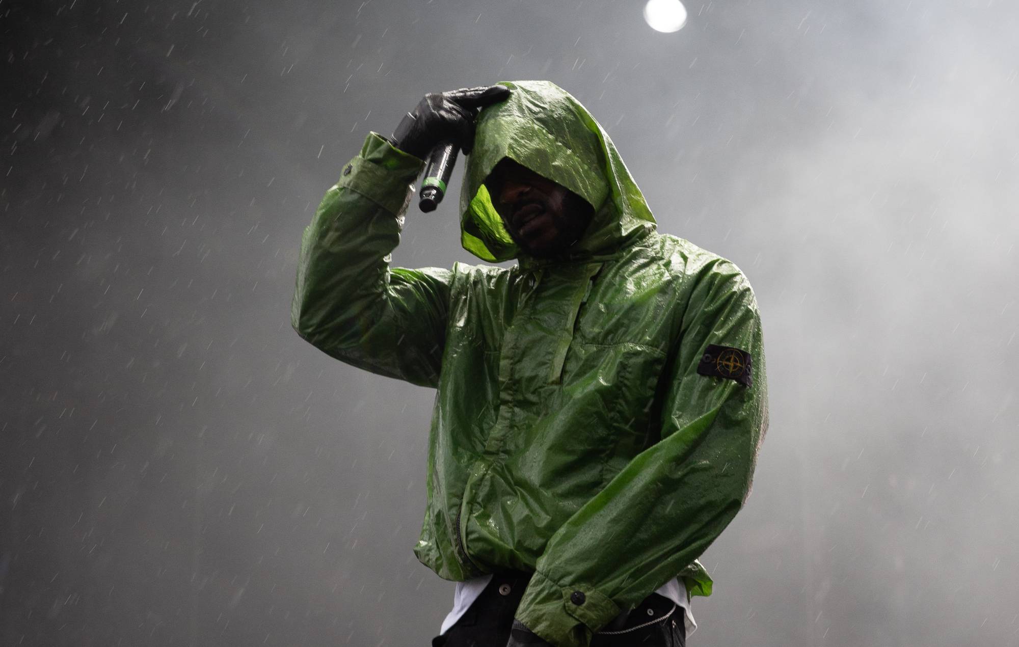 Skepta performing live on stage at Reading Festival 2026