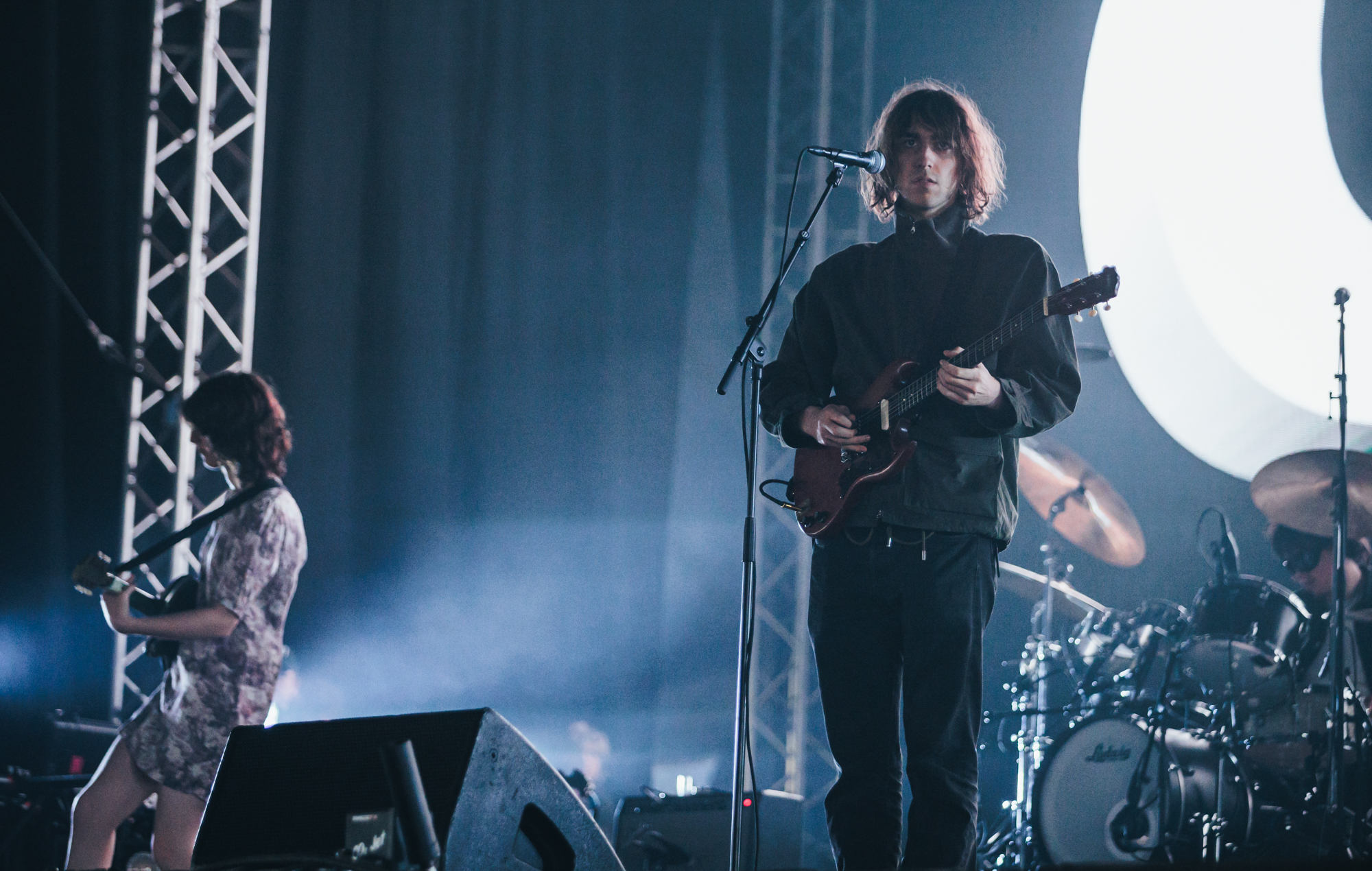 Geese frontman Cameron Winter performing live