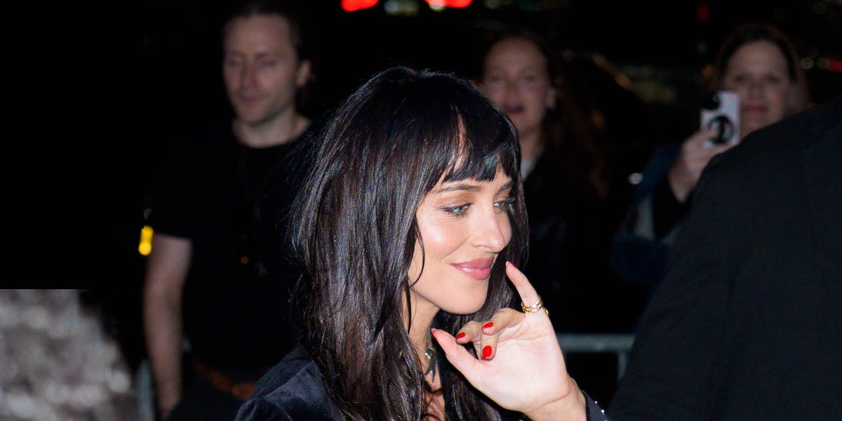 Dakota Johnson Dresses Like a Starry Night Sky for the SNL After-Party