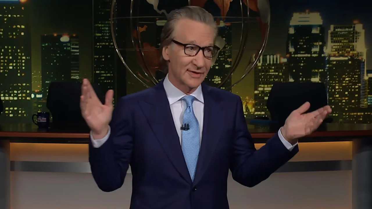 Bill Maher hosting his HBO show Real Time