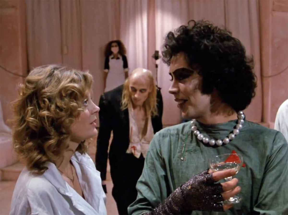 Tim Curry arriving at an entertainment event