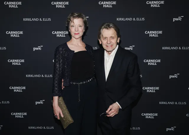 Image may contain Mikhail Baryshnikov Fashion Adult Person Clothing Formal Wear Suit Premiere Face and Head