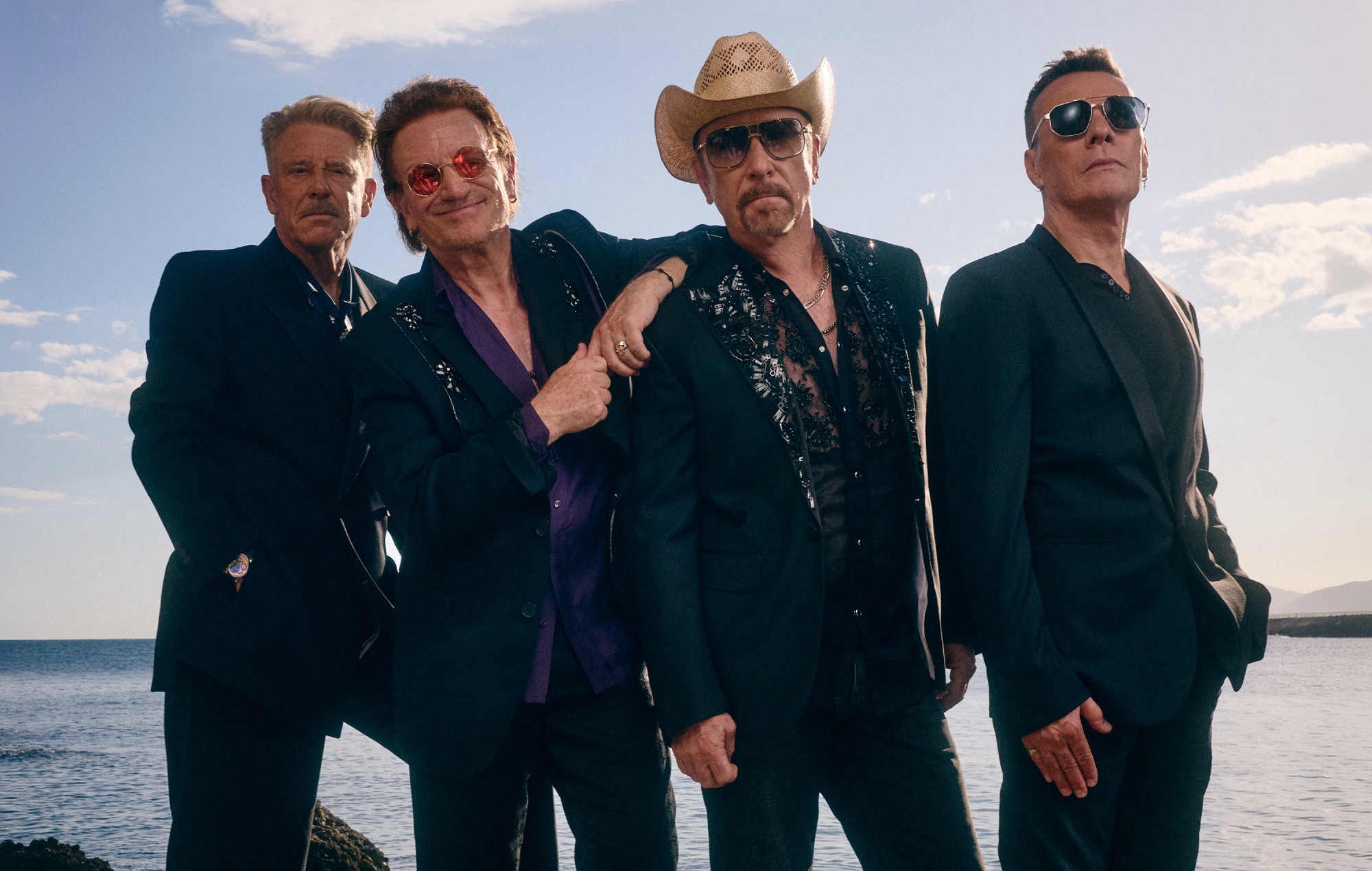 U2 press photograph, by Michael Schwartz