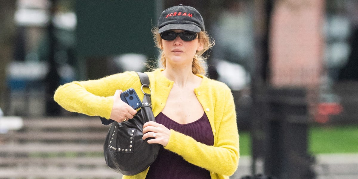 Jennifer Lawrence Celebrates the Beginning of October With Her Cutest Statement Baseball Cap Yet