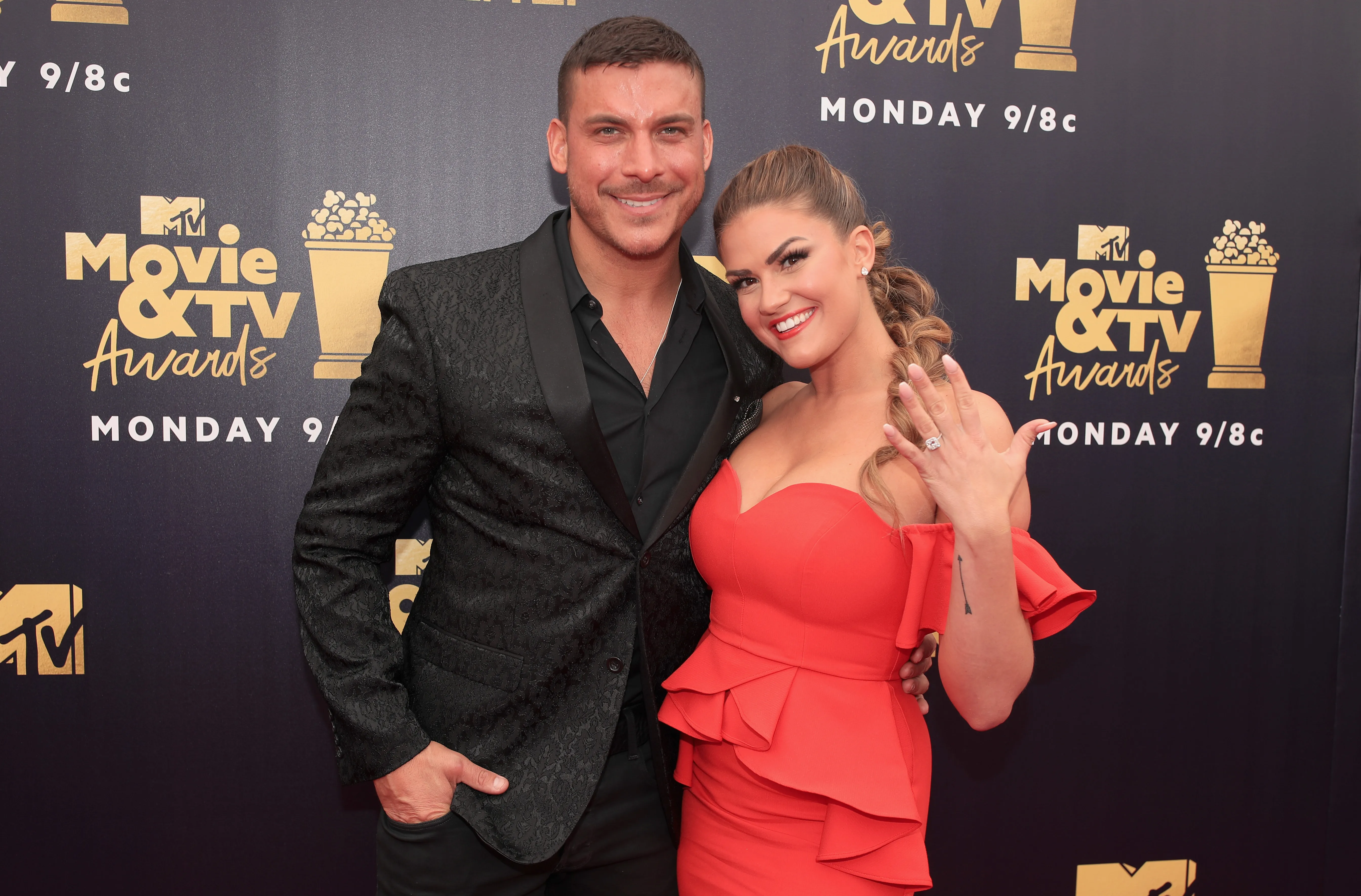 Brittany Cartwright flashes her engagement ring beside Jax Taylor, marking one of the happiest chapters in the couple