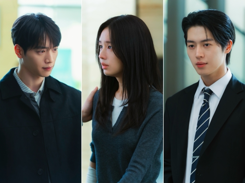 Seo Kang Jun and Ahn Eun Jin in the story: 'A Love Other Than Yours' Teases Awkward Three-Way Confrontation