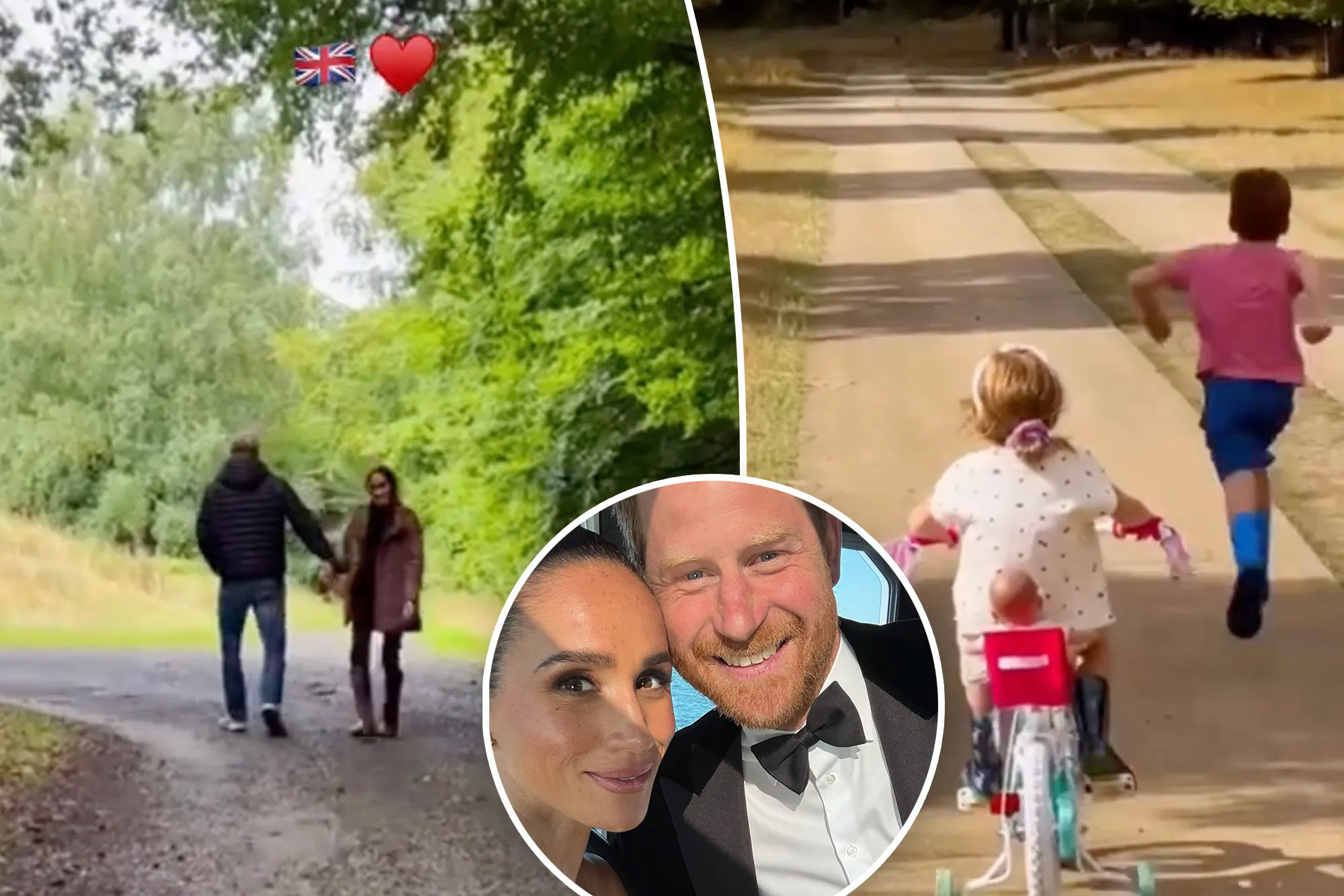 Meghan Markle and Prince Harry smiling during a public appearance