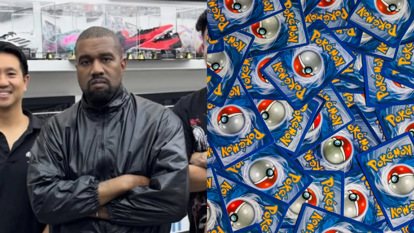 Kanye West spent thousands on Pokemon cards.