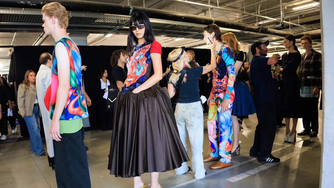 The Best Backstage Photos From the Spring 2027 Ready-to-Wear Shows in Milan