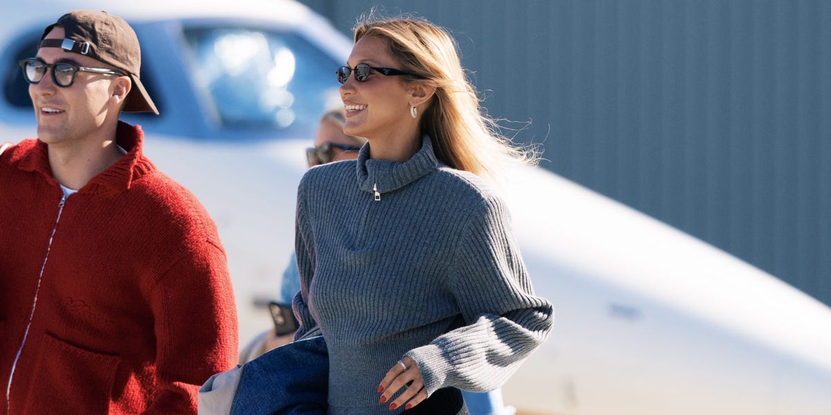 Bella Hadid Layers Up in Cozy Knits as She Boards a Flight on Her 30th Birthday