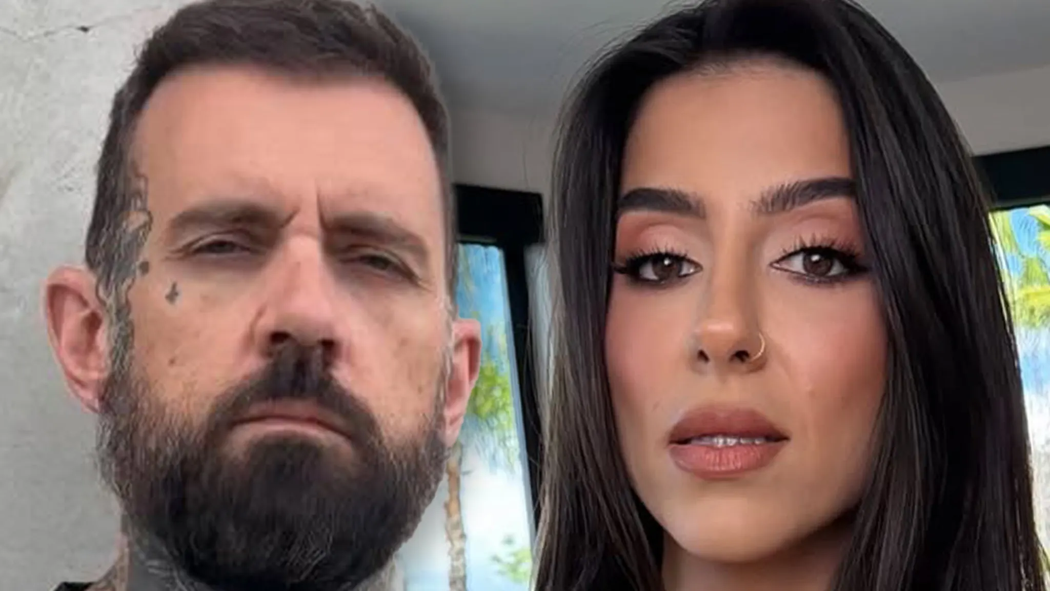 Adam22 and Lena The Plug pose together at an event