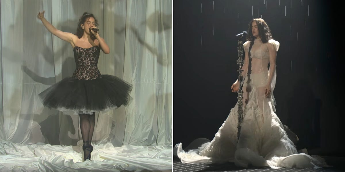 Rosalía Wears Two Under-the-Radar Designers for Her Showstopping SNL Performances