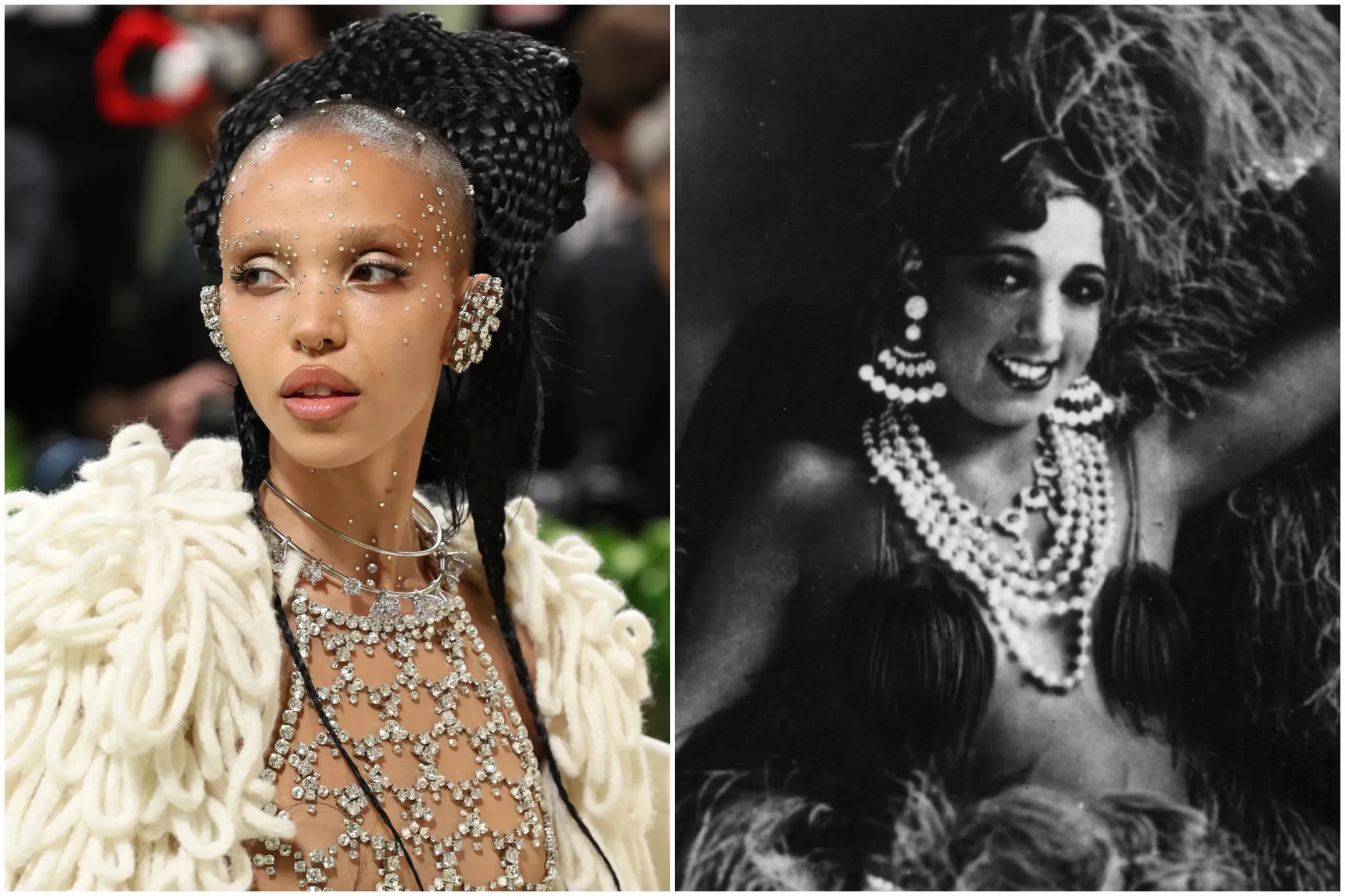 FKA Twigs arriving at a red carpet event