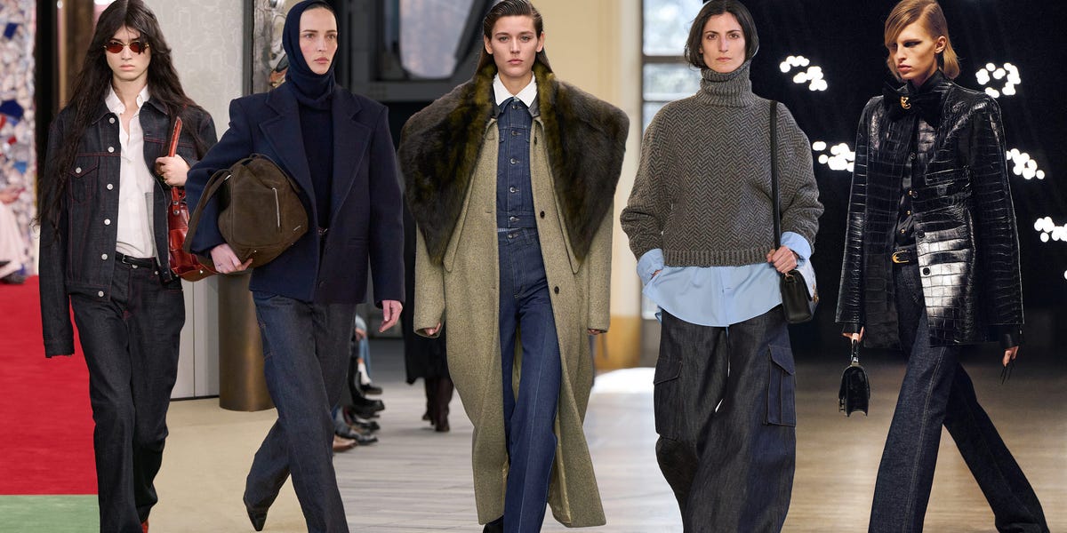 Indigo Jeans Are Fall’s Biggest Denim Trend