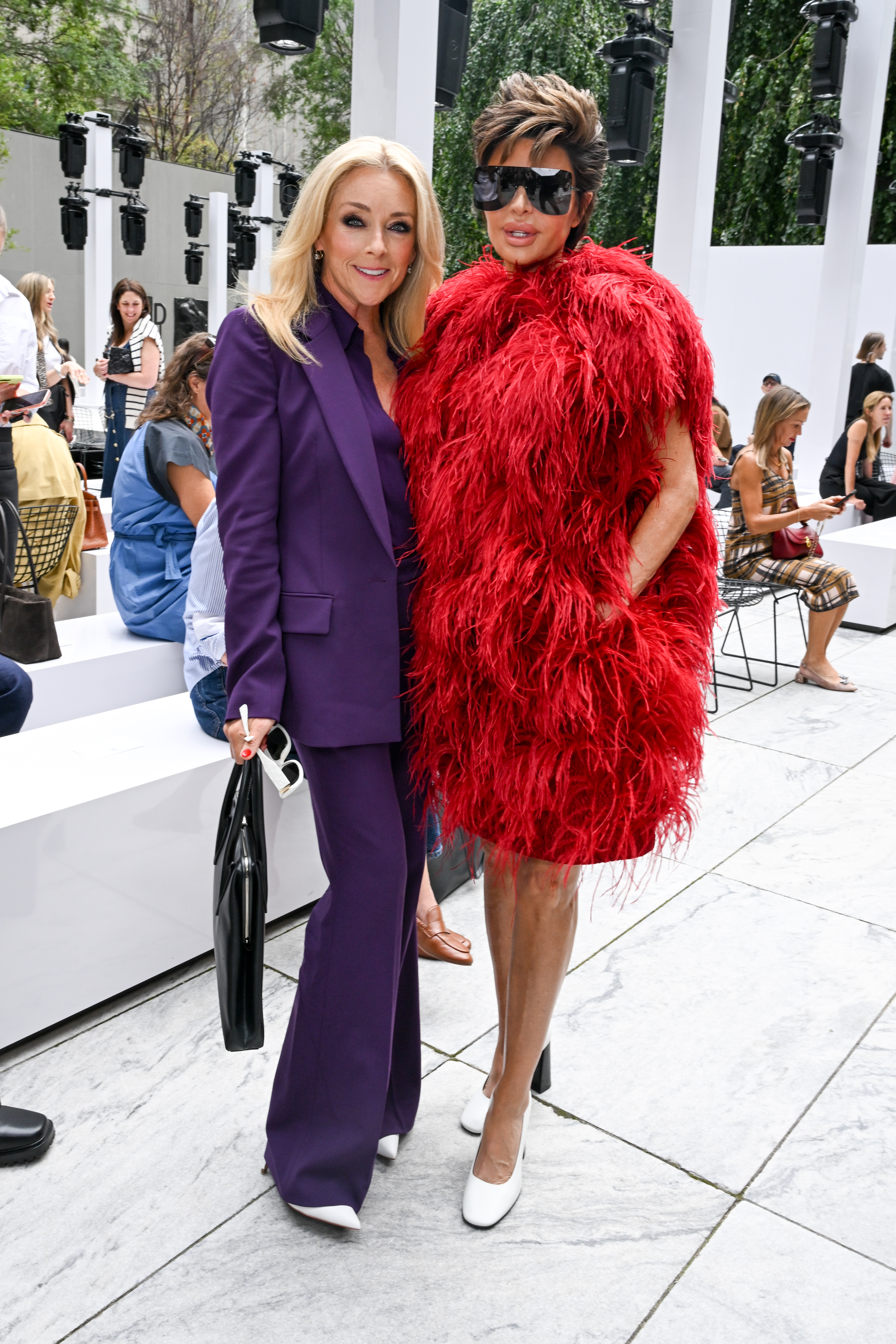 Jane Krakowski and Lisa Rinna at the Michael Kors fashion show.