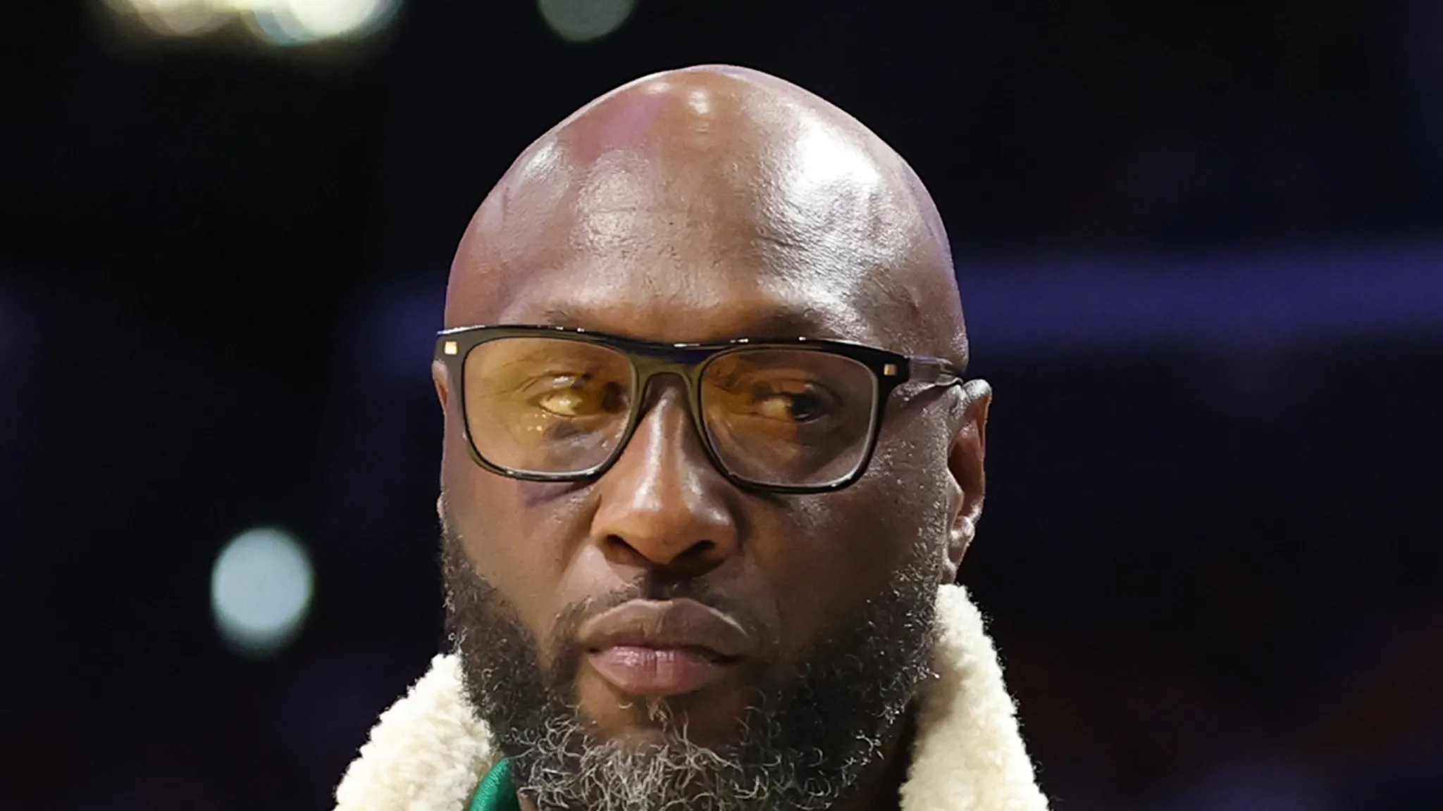 Lamar Odom attending a public event