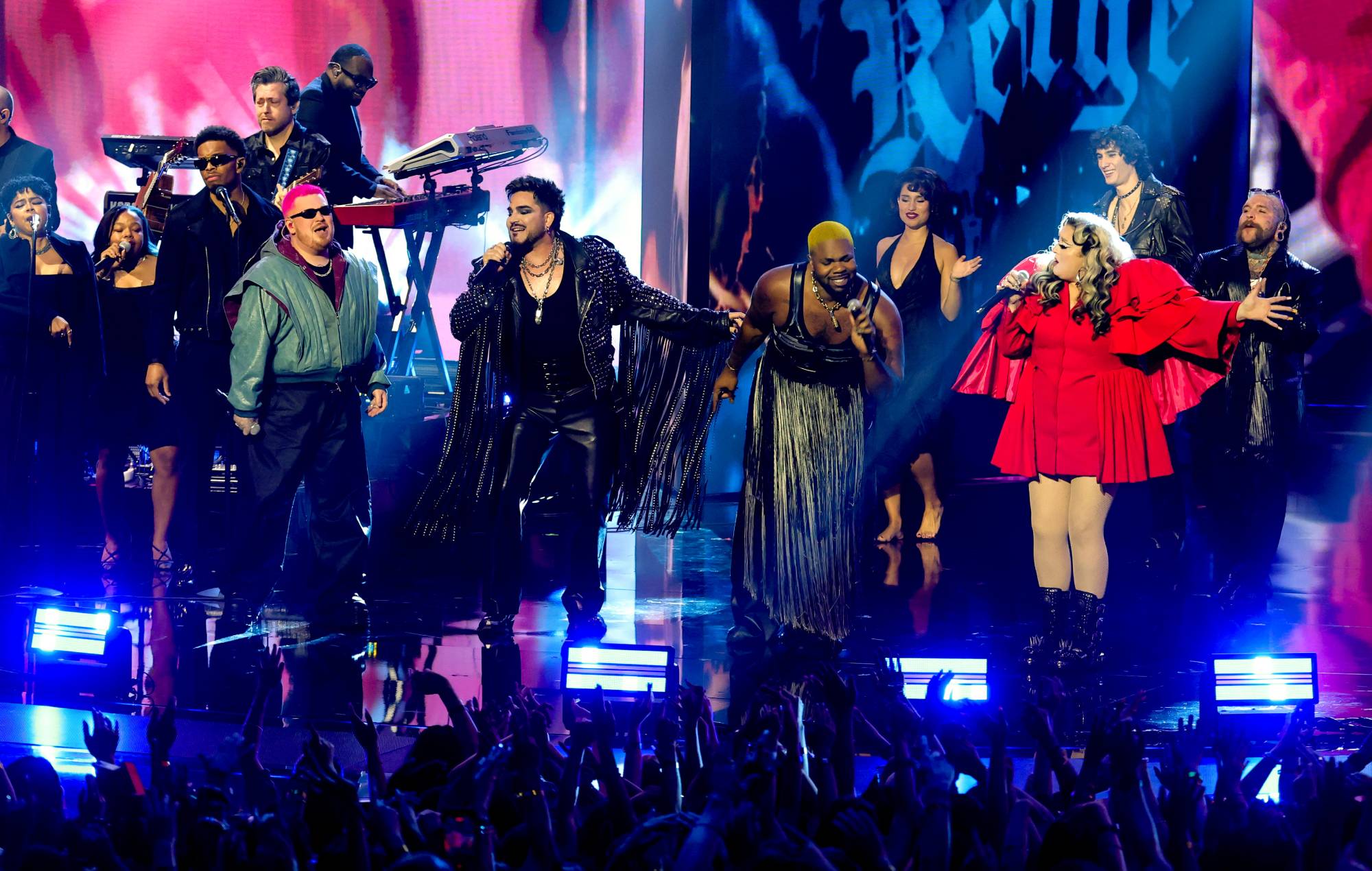 Check out Sombr, RAYE, Adam Lambert and Teddy Swims’ tribute performance to George Michael at VMAs