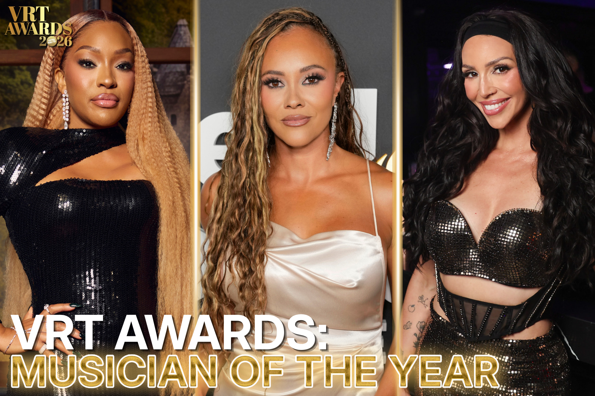A dramatic spotlight on an entertainment award show stage