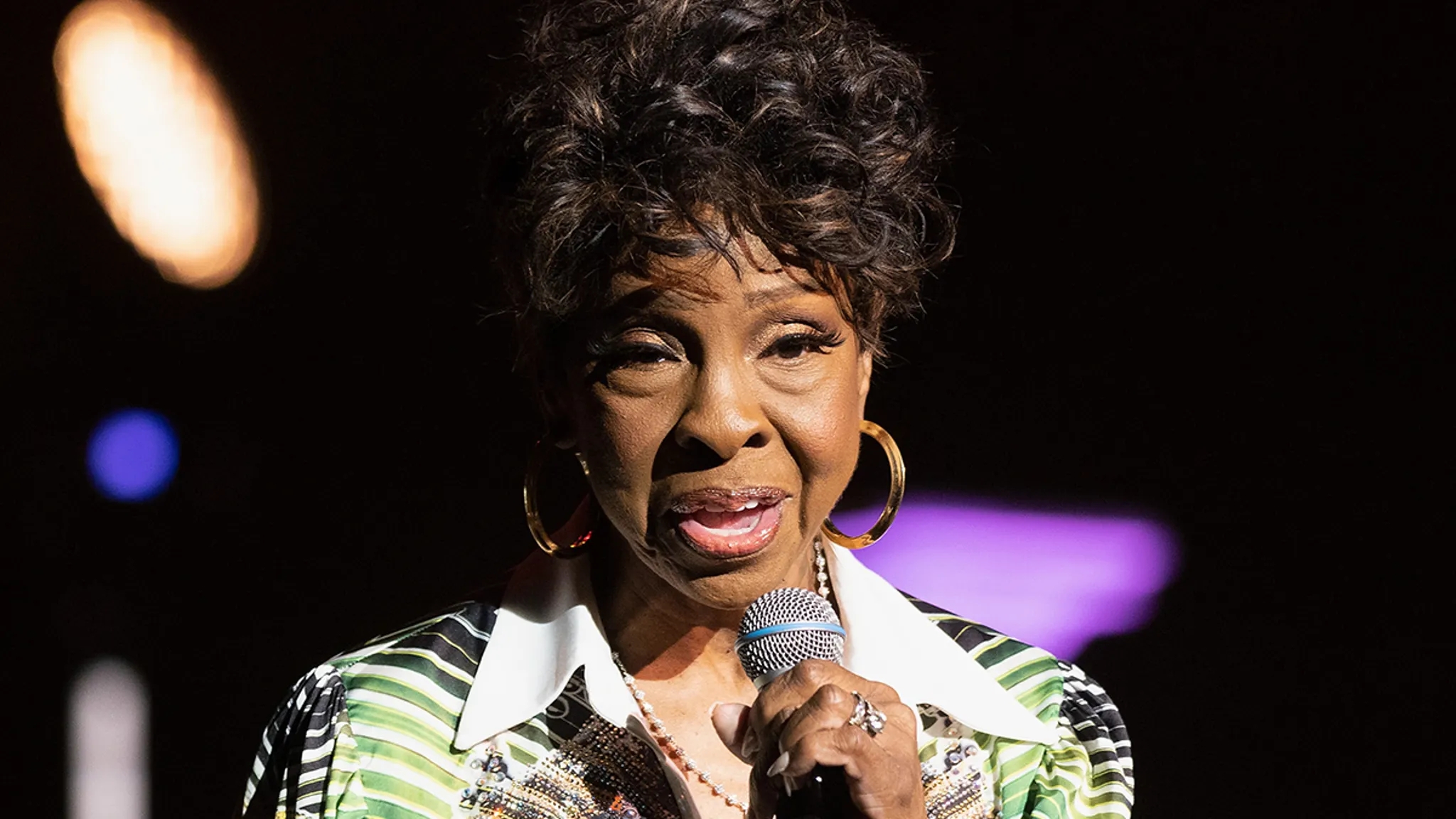 Gladys Knight performing on stage