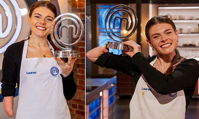 Lauren Steadman celebrating her reality television achievement