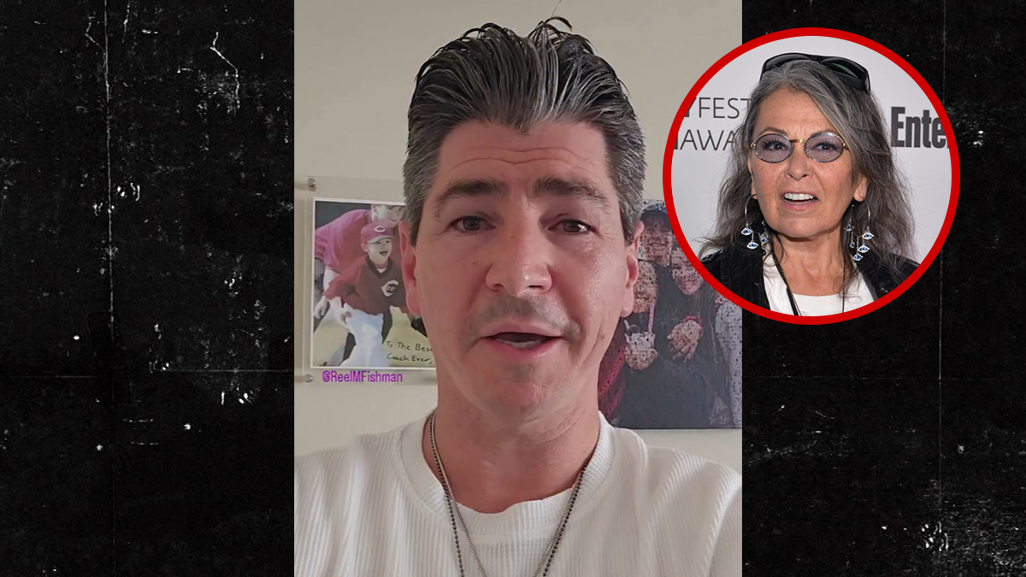 'Roseanne' Star Michael Fishman Fires Back at Roseanne Barr