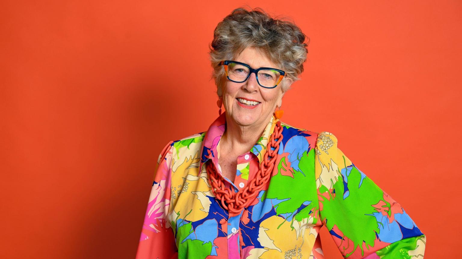 Prue Leith smiling at an event