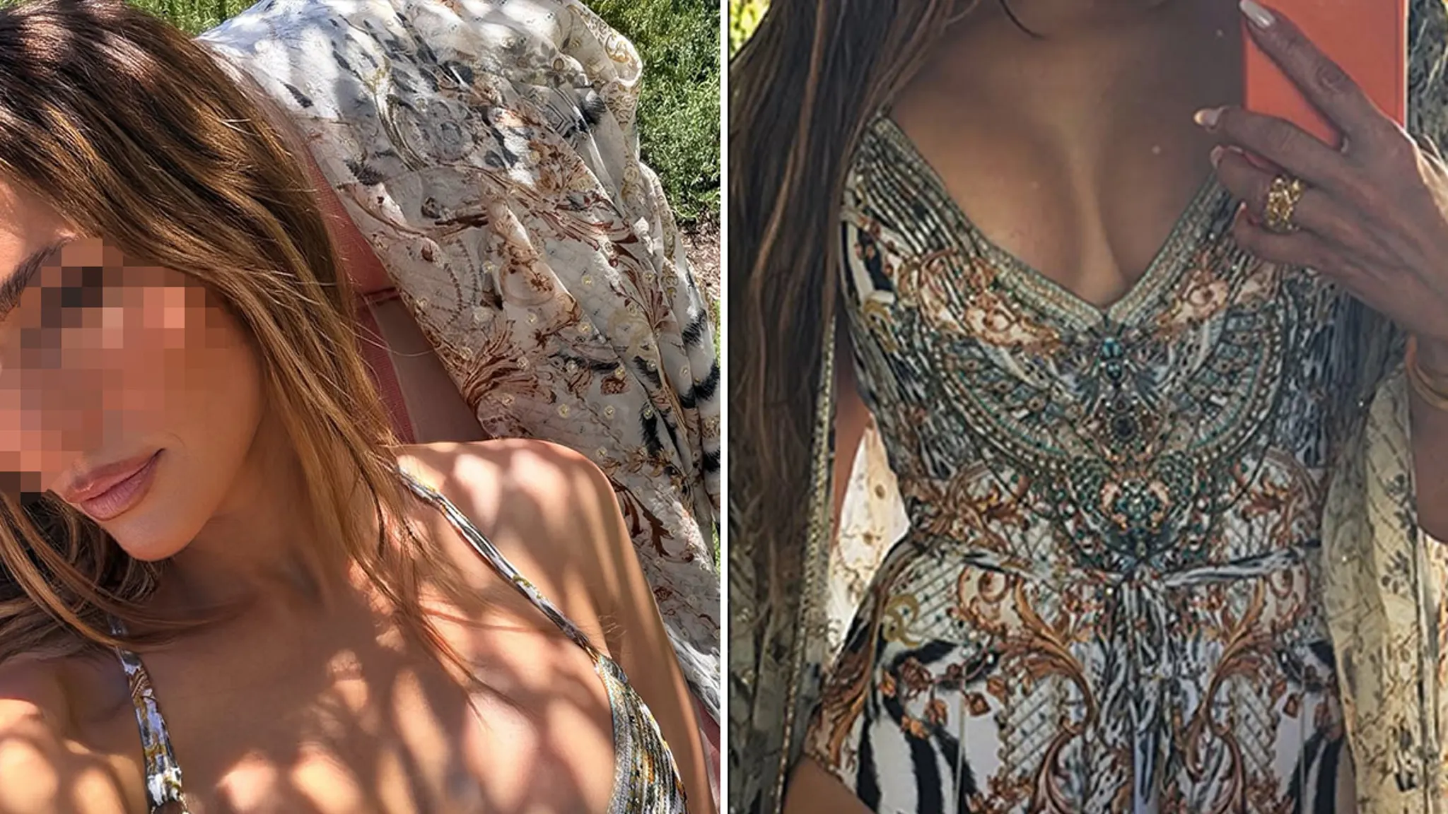 A silhouettes and mystery graphics representing a celebrity guessing game photo drop
