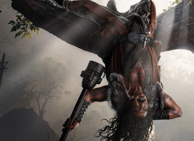 First look poster of Upendra hanging upside down in Zombie Reddy 2 NXT LVL