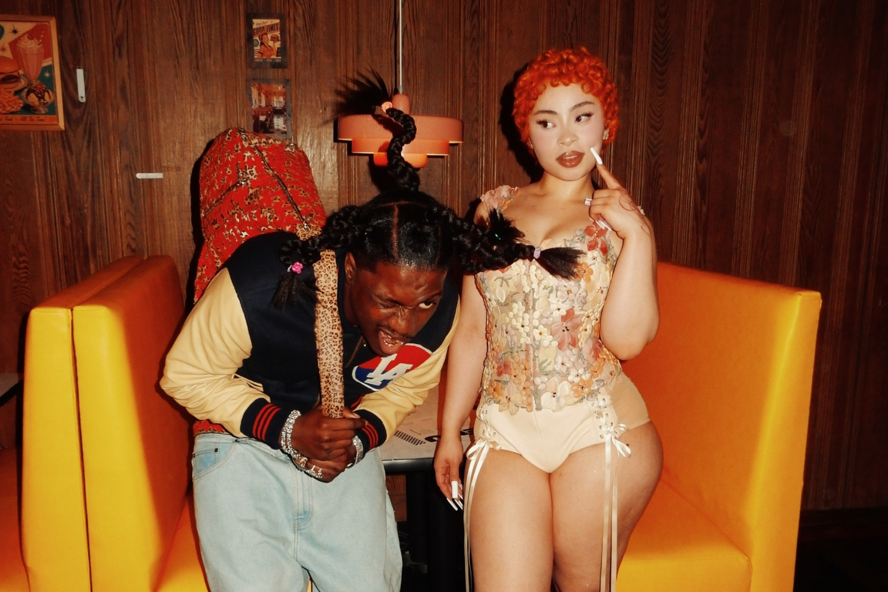 Ice Spice and Lil Yachty team up for their new music video Out My Face My Baby